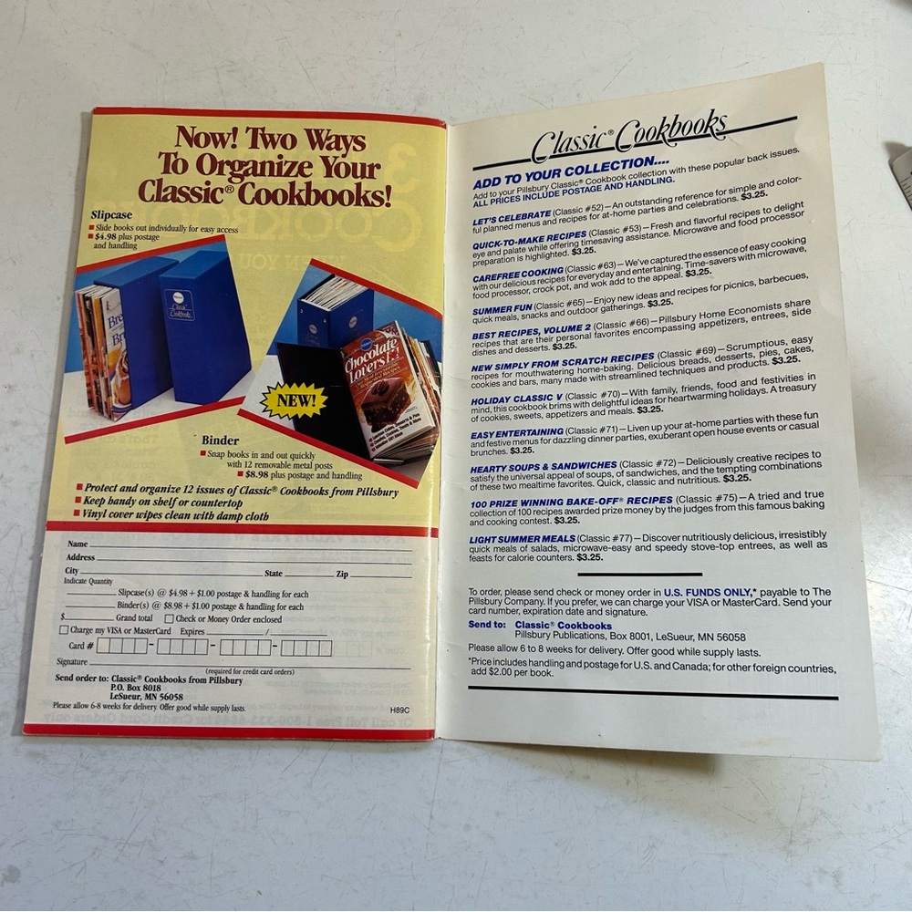 💥5/$25 Vintage Pilsbury super salads and vegetables paperback‎ cookbook 1988 - Picture 7 of 7